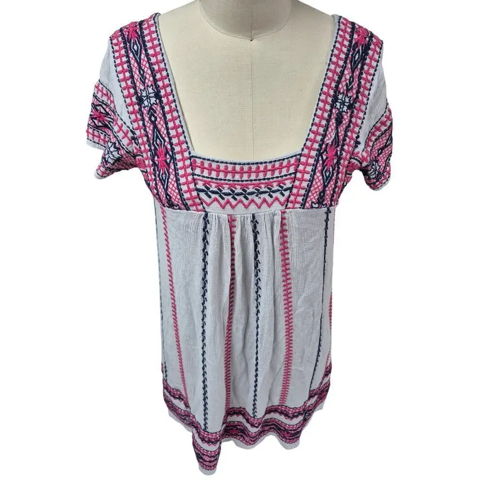 Maeve Anthropologie Ruidoso embroidered dress XS